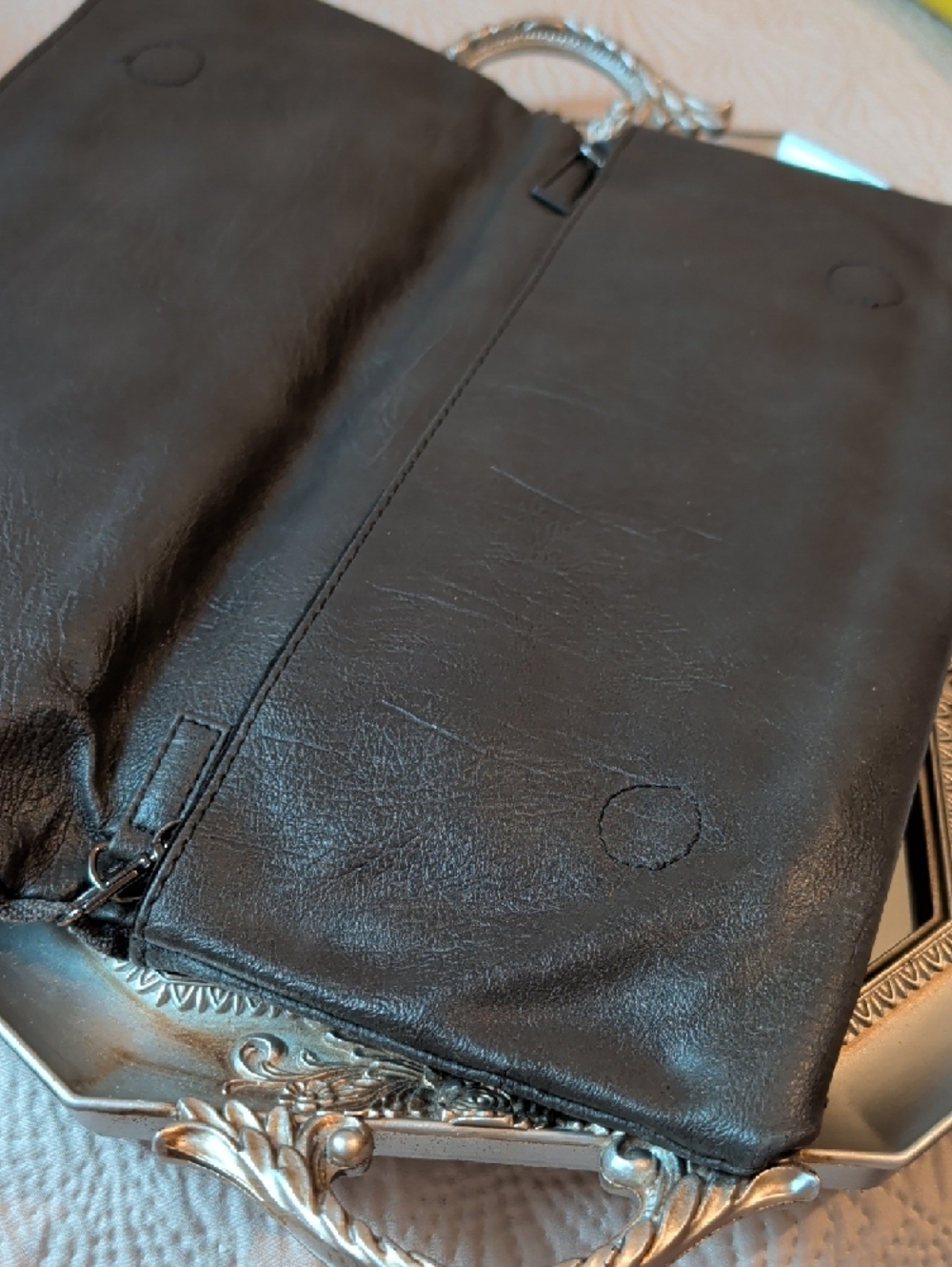 Aldo Grey Studded Women's Clutch - Picture 2 of 6